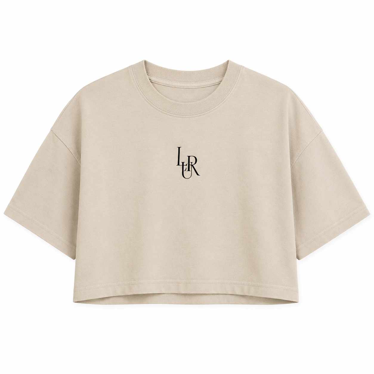 LUREES Cropped Oversized T-Shirt
